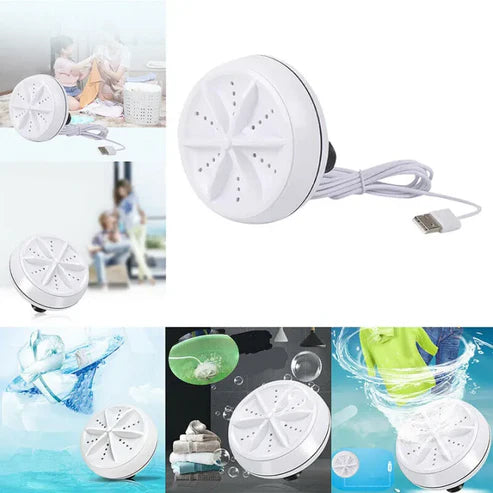 (Free Shipping) Mini Ultrasonic Turbine Washing Machine