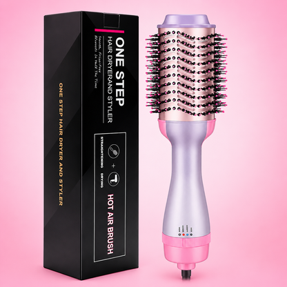One Step Hot Air Brush – 3-in-1 Hair Dryer, Volumizer & Styler