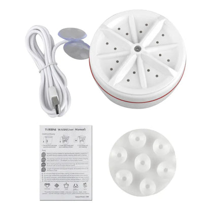 (Free Shipping) Mini Ultrasonic Turbine Washing Machine