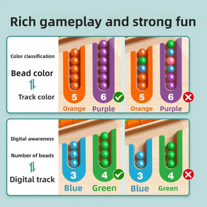 Children's Magnetic Maze Beads Focus Training, Writing and Logical Thinking Early Education Educational Toys for 3-Year-Olds, Suitable for Boys and Girls Toy Gifts